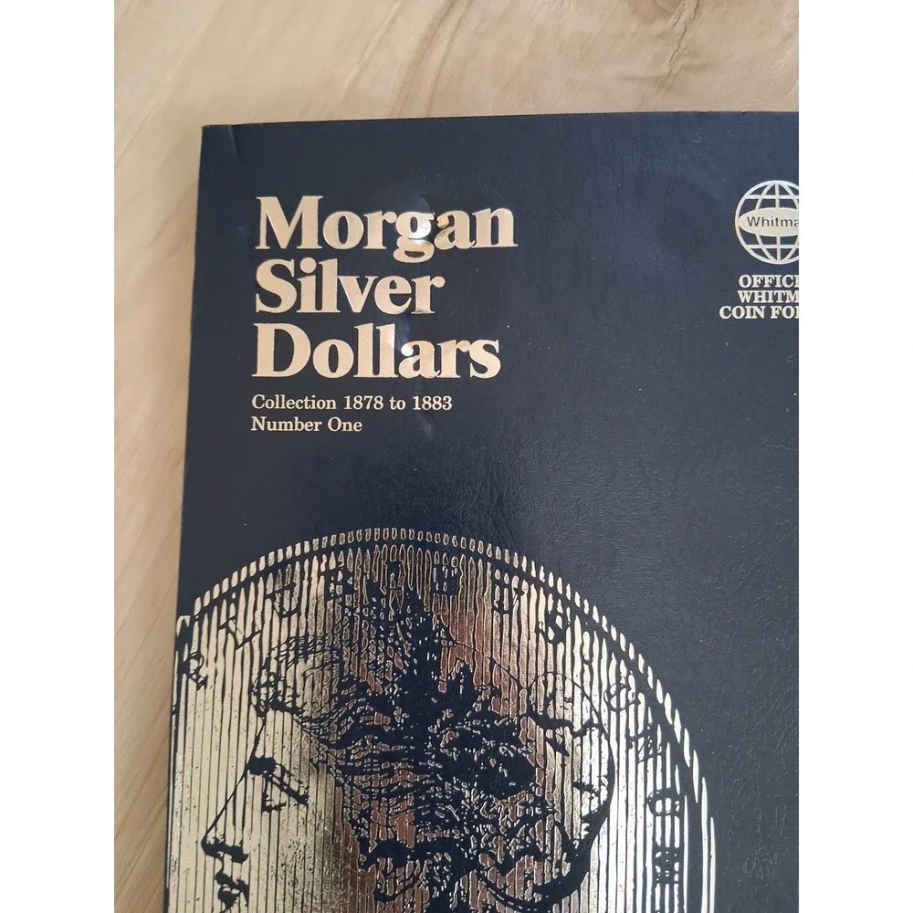 Set of 6 - Whitman Morgan Silver Dollars Coin Folders . No Coins